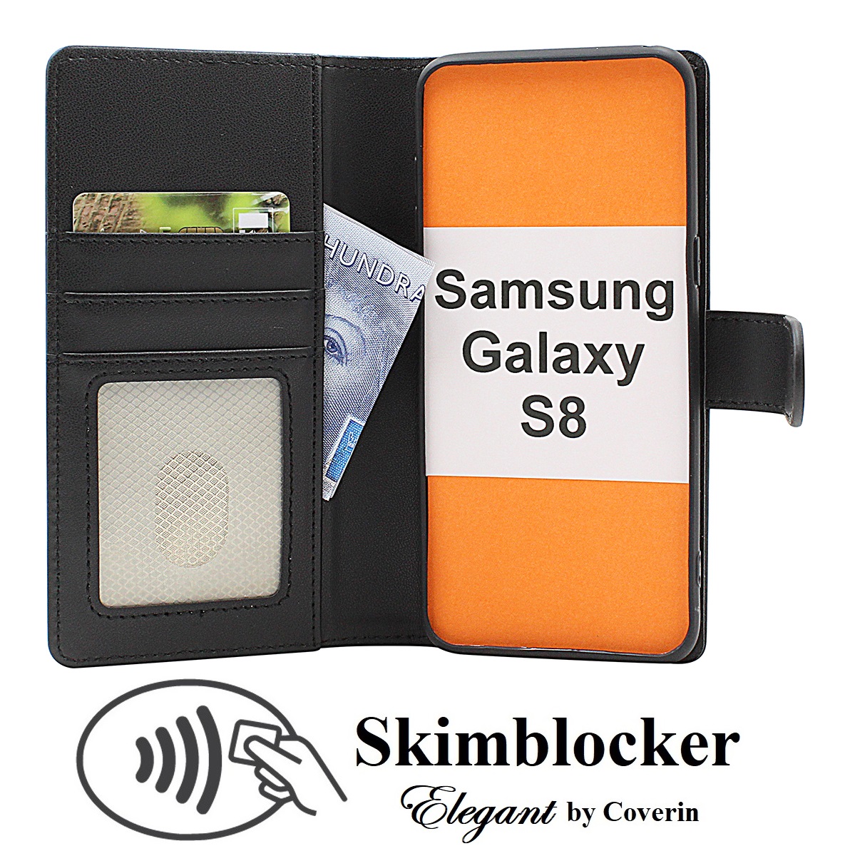 Product Image for Skimblocker Samsung Galaxy S8 Lommebok Deksel