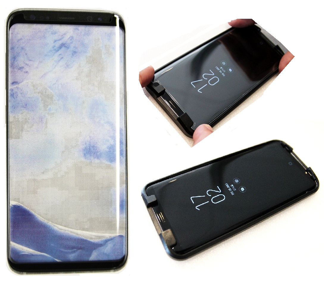3D Glassbeskyttelse med mal Samsung Galaxy S8 Plus (G955F)
