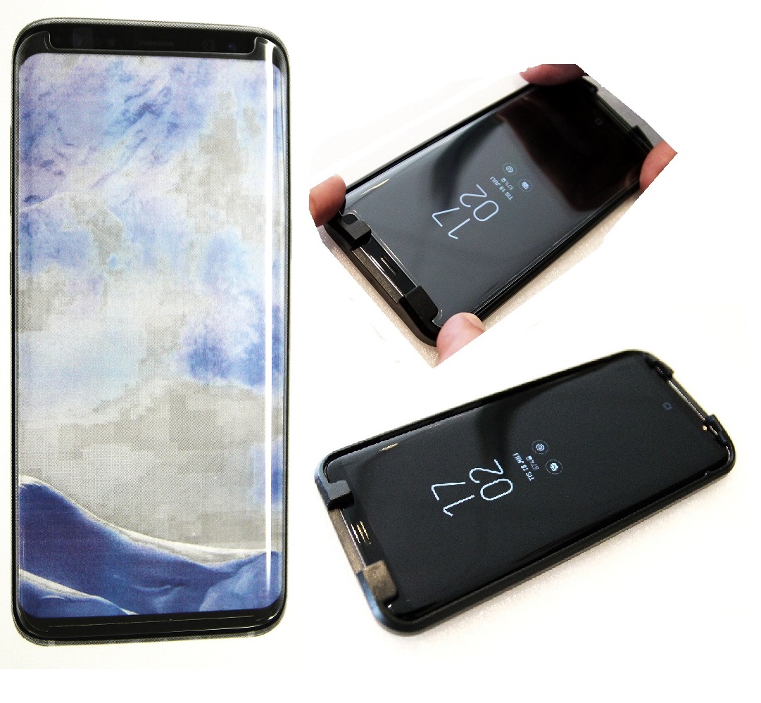 3D Glassbeskyttelse med mal Samsung Galaxy S8 Plus (G955F)