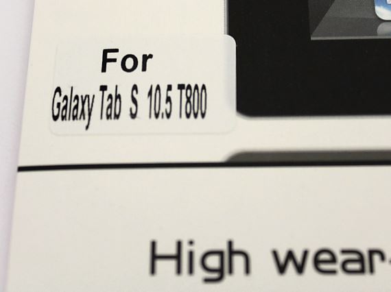 6-pakning Skjermbeskyttelse Samsung Galaxy Tab S 10.5 (T800)