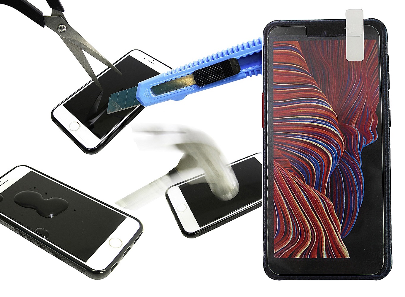 Skjermbeskyttelse av glass Samsung Galaxy Xcover 5 (G525F)