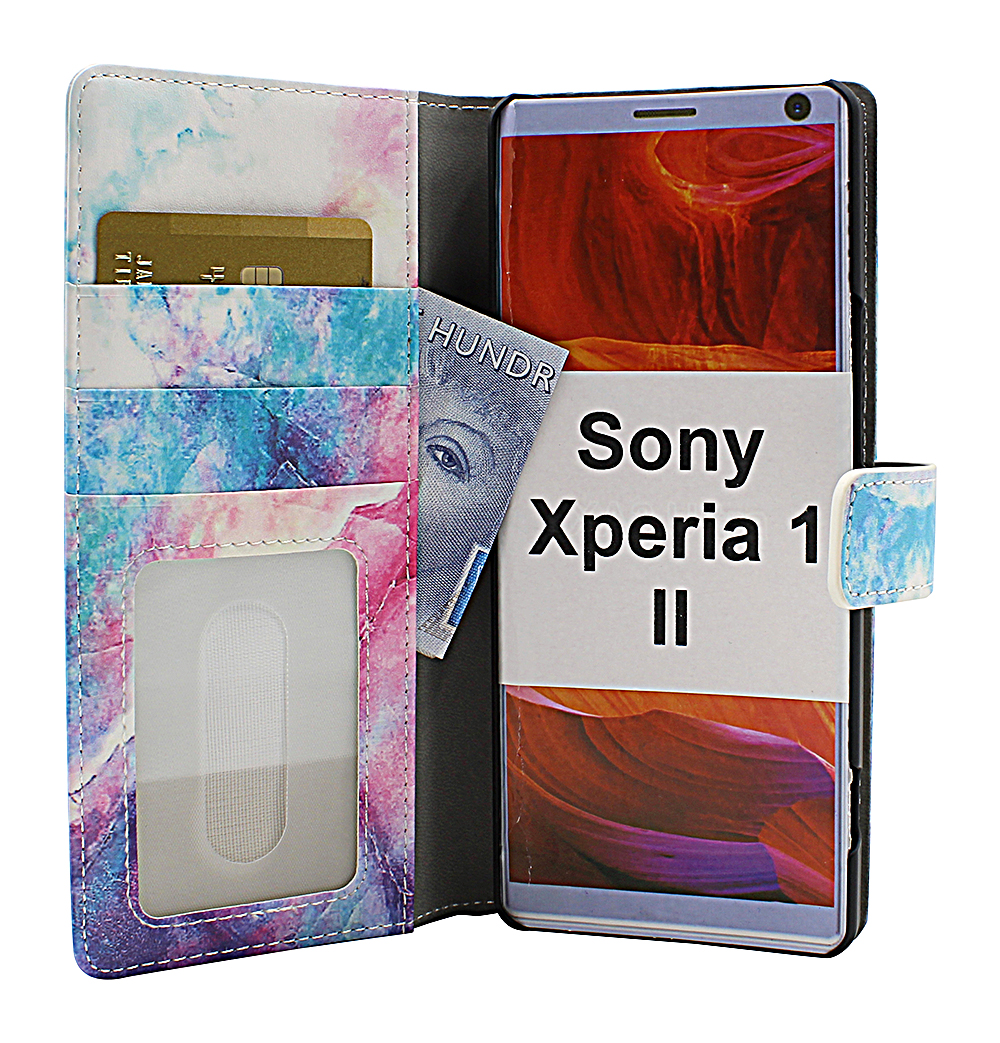 Skimblocker Magnet Designwallet Sony Xperia 1 II (XQ-AT51)