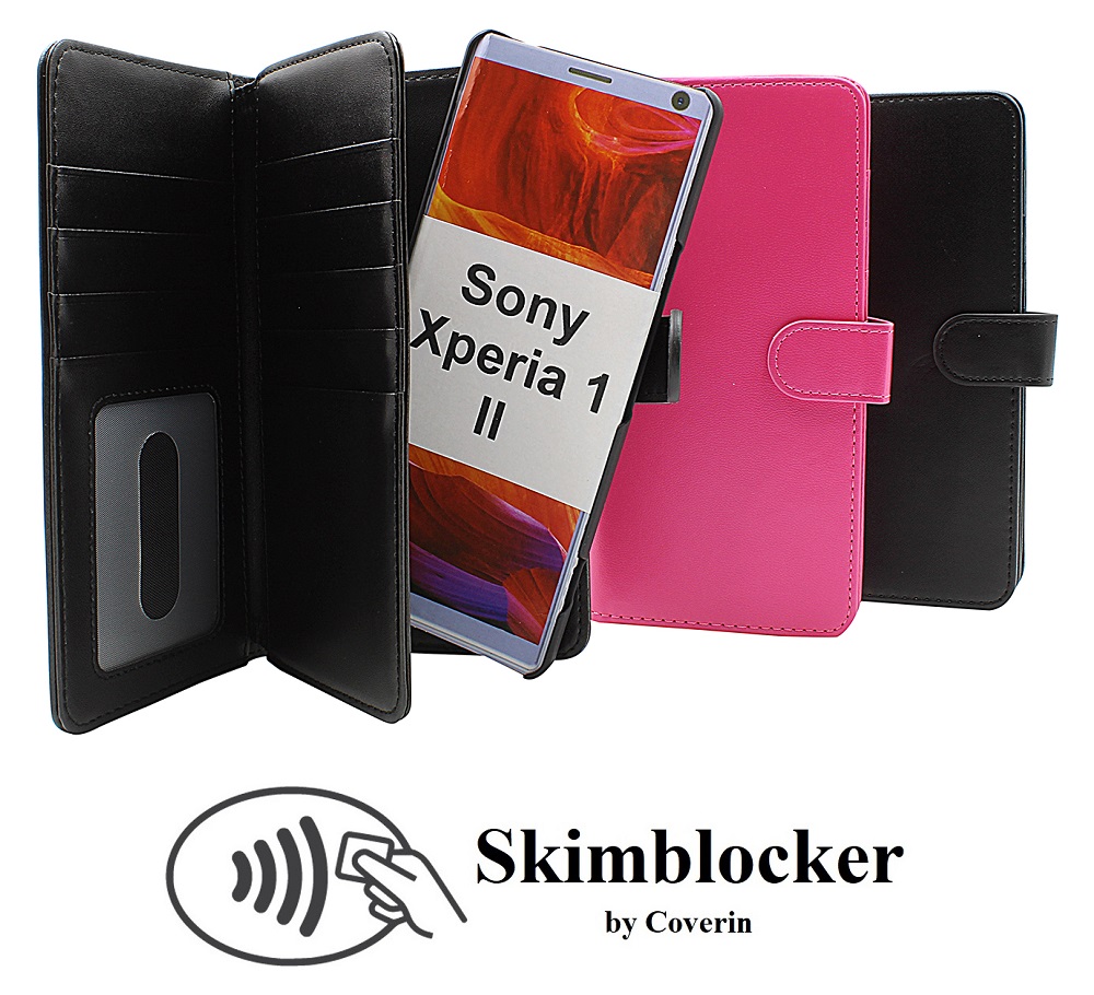 Skimblocker XL Magnet Wallet Sony Xperia 1 II (XQ-AT51)