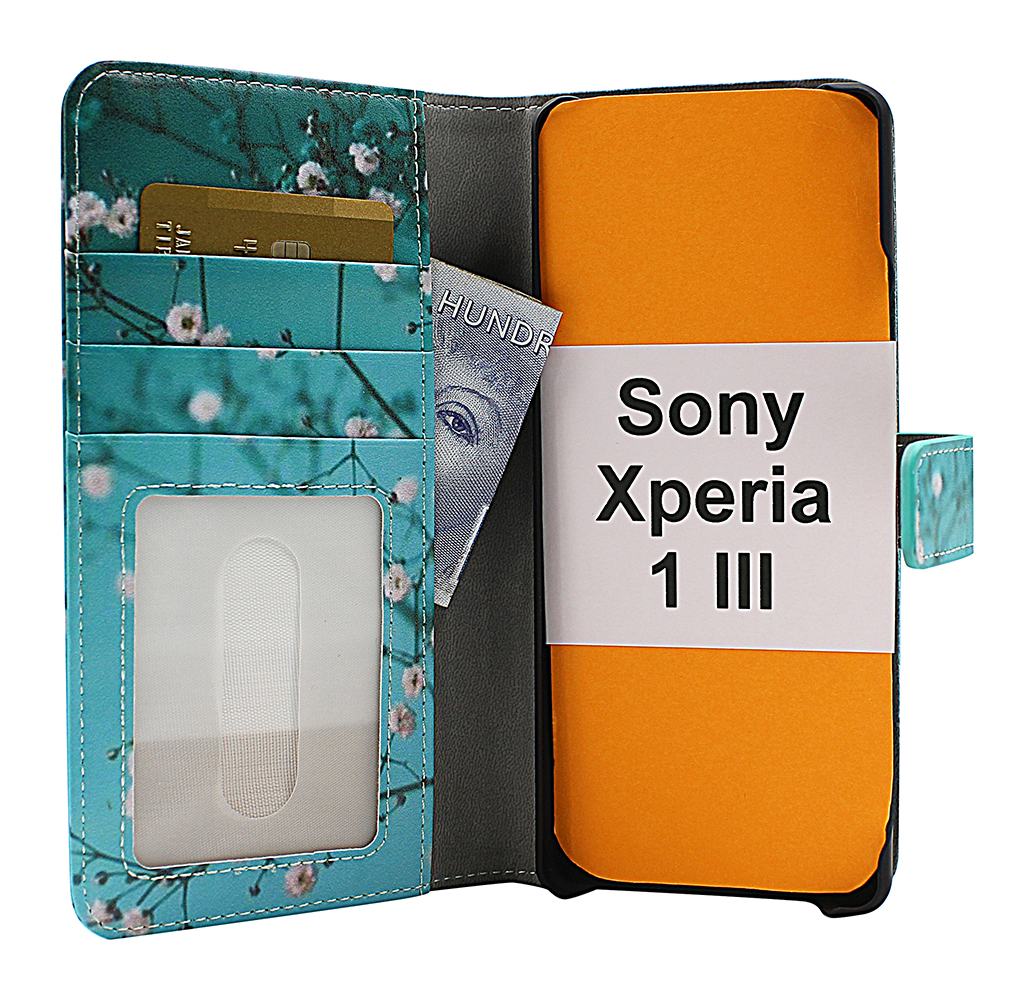 Skimblocker Magnet Designwallet Sony Xperia 1 III (XQ-BC52)