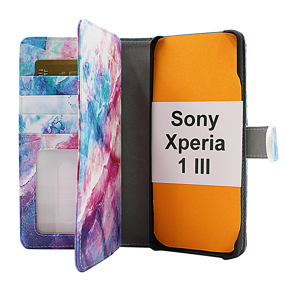 Skimblocker XL Magnet Designwallet Sony Xperia 1 III (XQ-BC52)