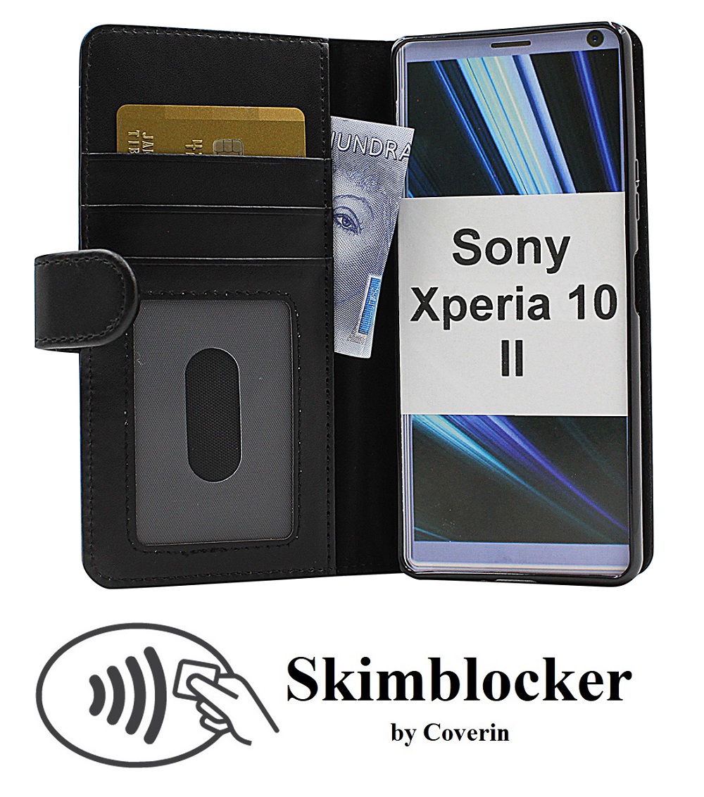 Skimblocker Lommebok-etui Sony Xperia 10 II (XQ-AU51 / XQ-AU52)