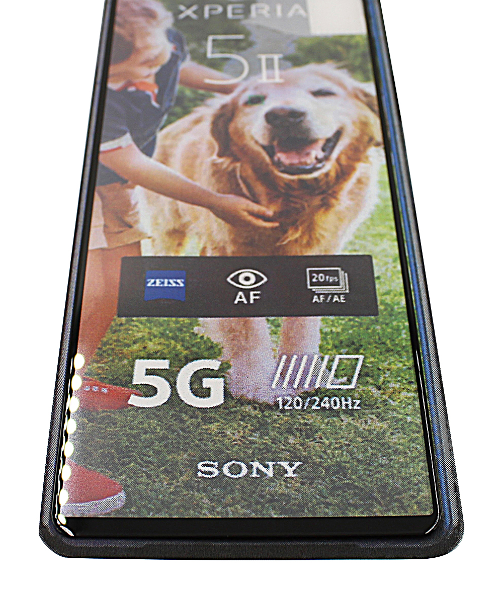 Full Frame Skjermbeskyttelse av glass Sony Xperia 5 II (XQ-AS52)
