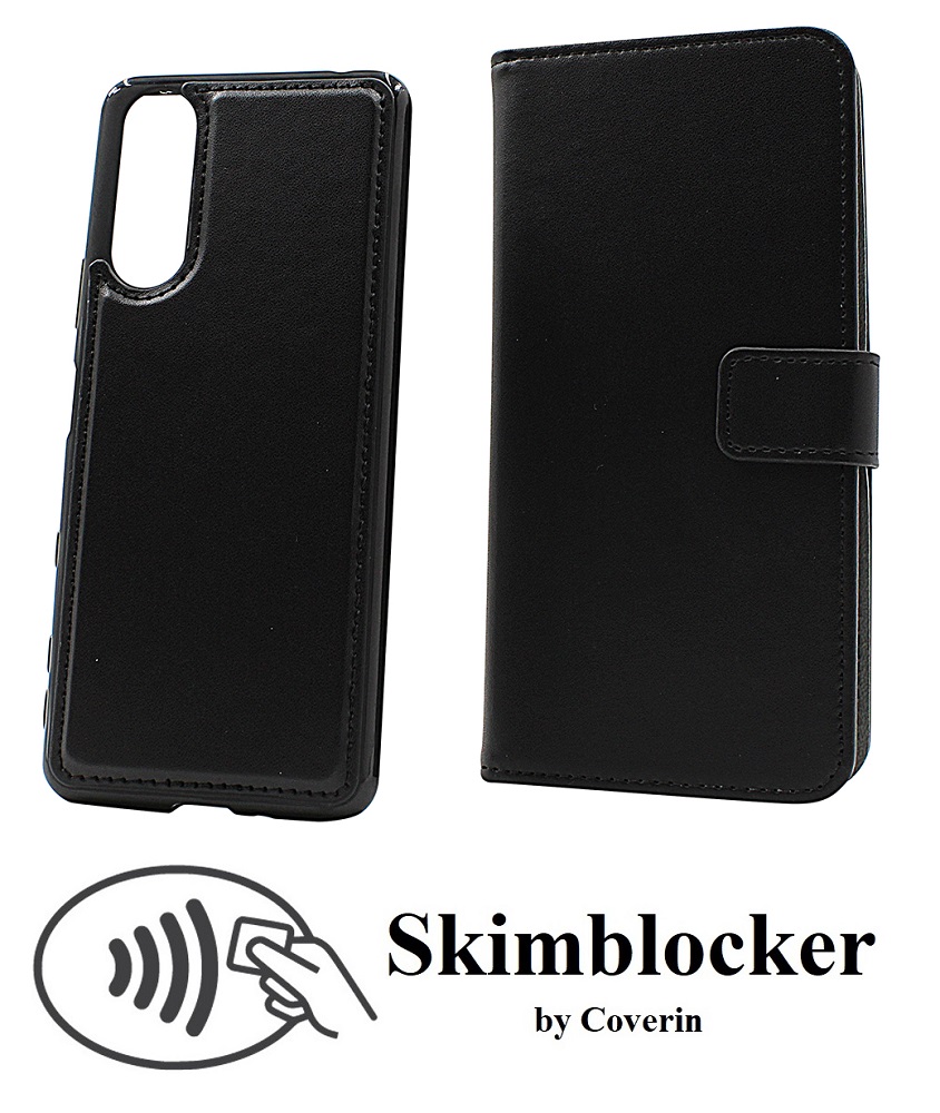 Skimblocker Magnet Wallet Sony Xperia 5 II (XQ-AS52)