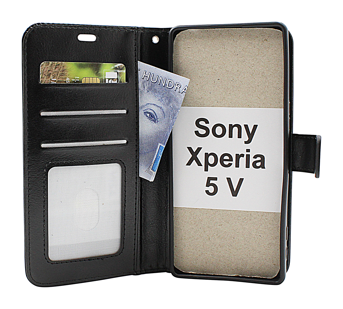 Crazy Horse Wallet Sony Xperia 5 V