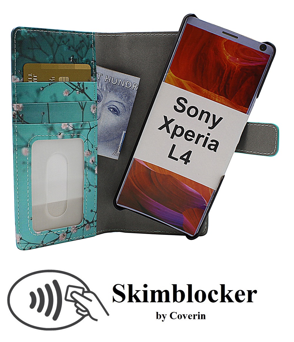Skimblocker Magnet Designwallet Sony Xperia L4