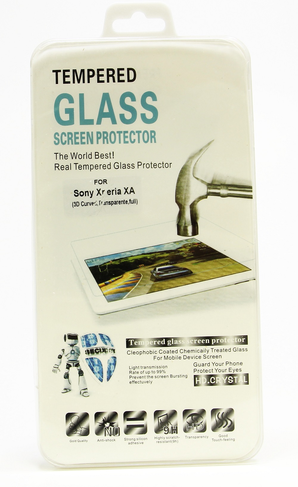 Full Frame Glassbeskyttelse Sony Xperia XA (F3111)