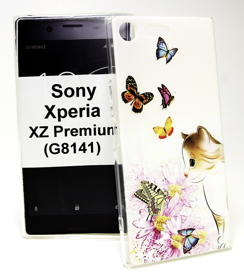 TPU Designdeksel Sony Xperia XZ Premium (G8141)