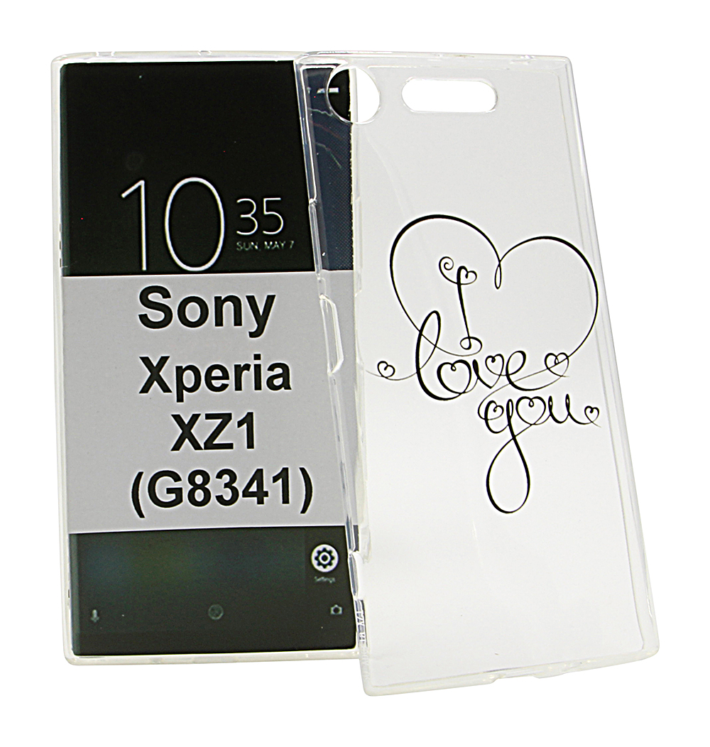 TPU Designdeksel Sony Xperia XZ1 (G8341)