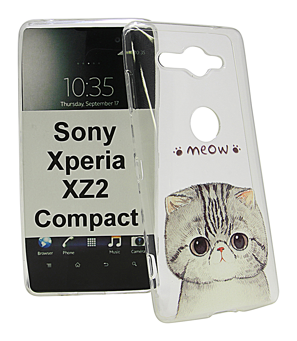 TPU Designdeksel Sony Xperia XZ2 Compact (H8324)