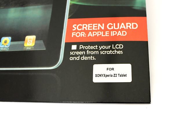 Skjermbeskyttelse Sony Xperia Tablet Z2 (SGP511)