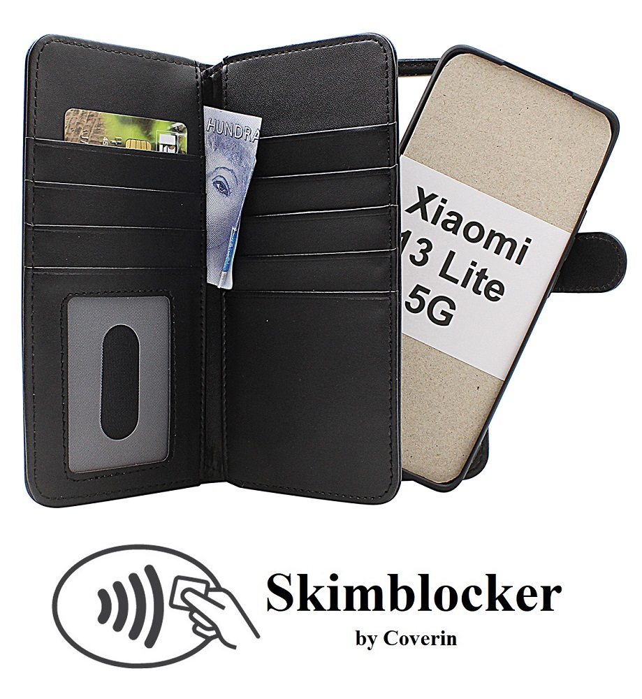 Skimblocker XL Magnet Wallet Xiaomi 13 Lite 5G