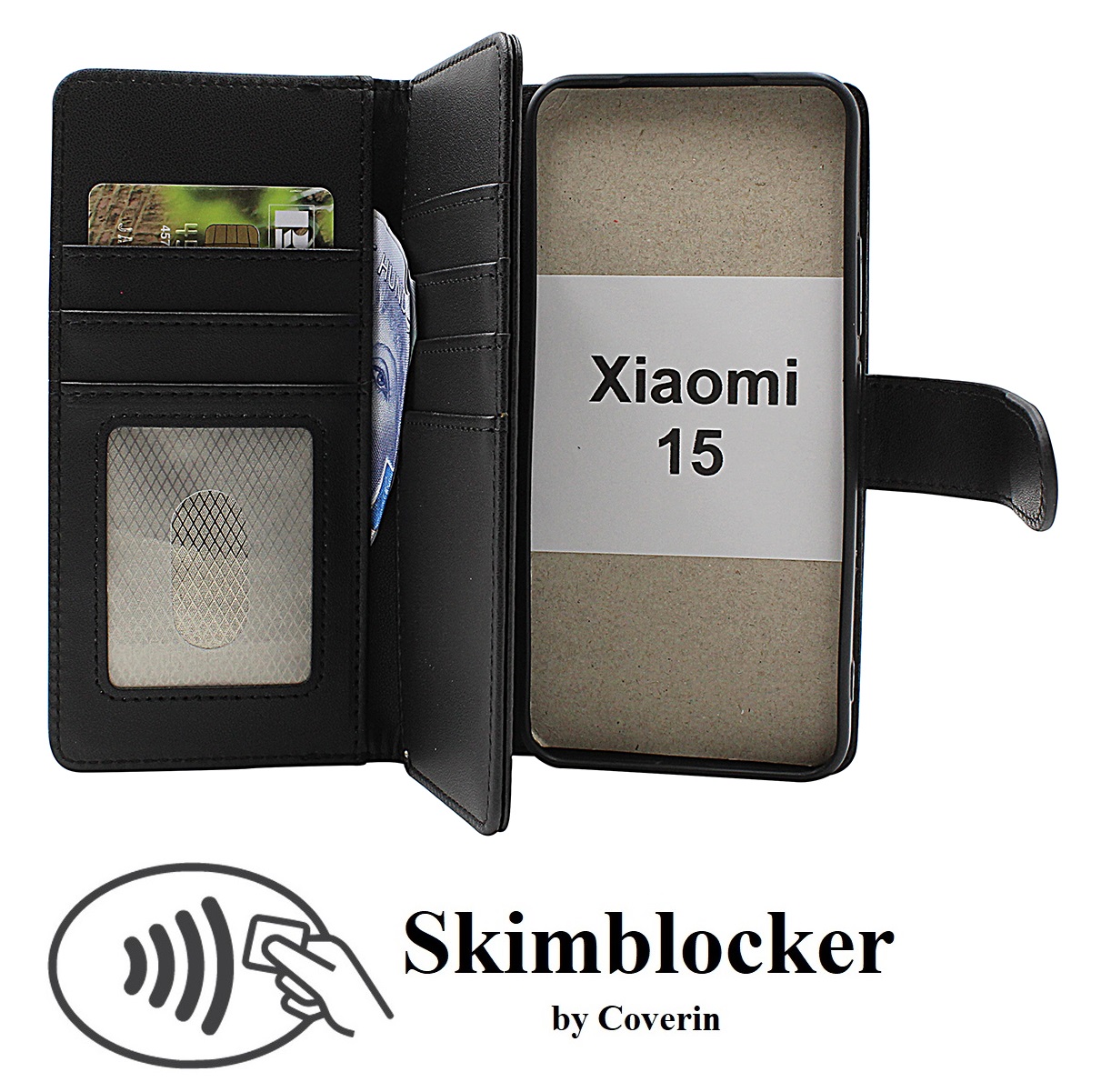 Skimblocker Xiaomi 15 XL Lommebok Deksel