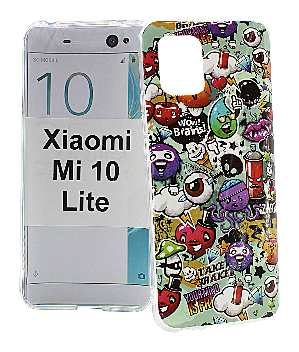 TPU Designdeksel Xiaomi Mi 10 Lite