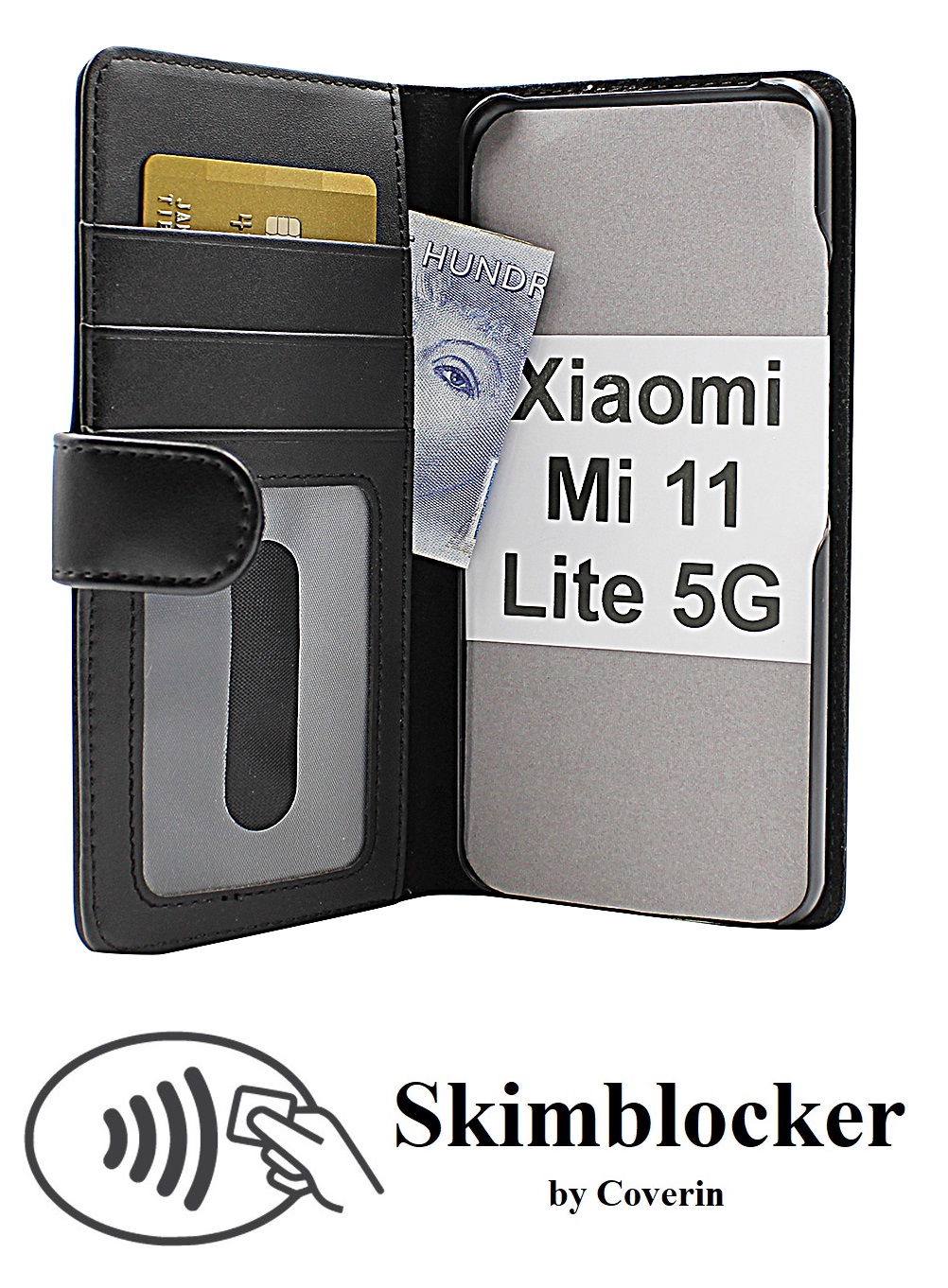 Skimblocker Lommebok-etui Xiaomi Mi 11 Lite / Mi 11 Lite 5G