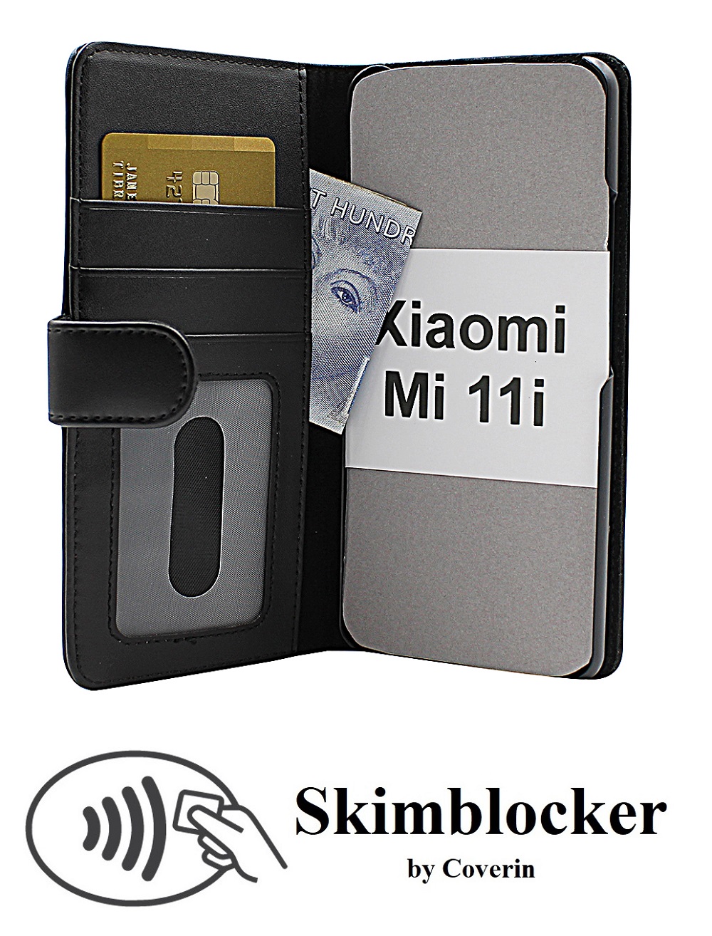 Skimblocker Lommebok-etui Xiaomi Mi 11i