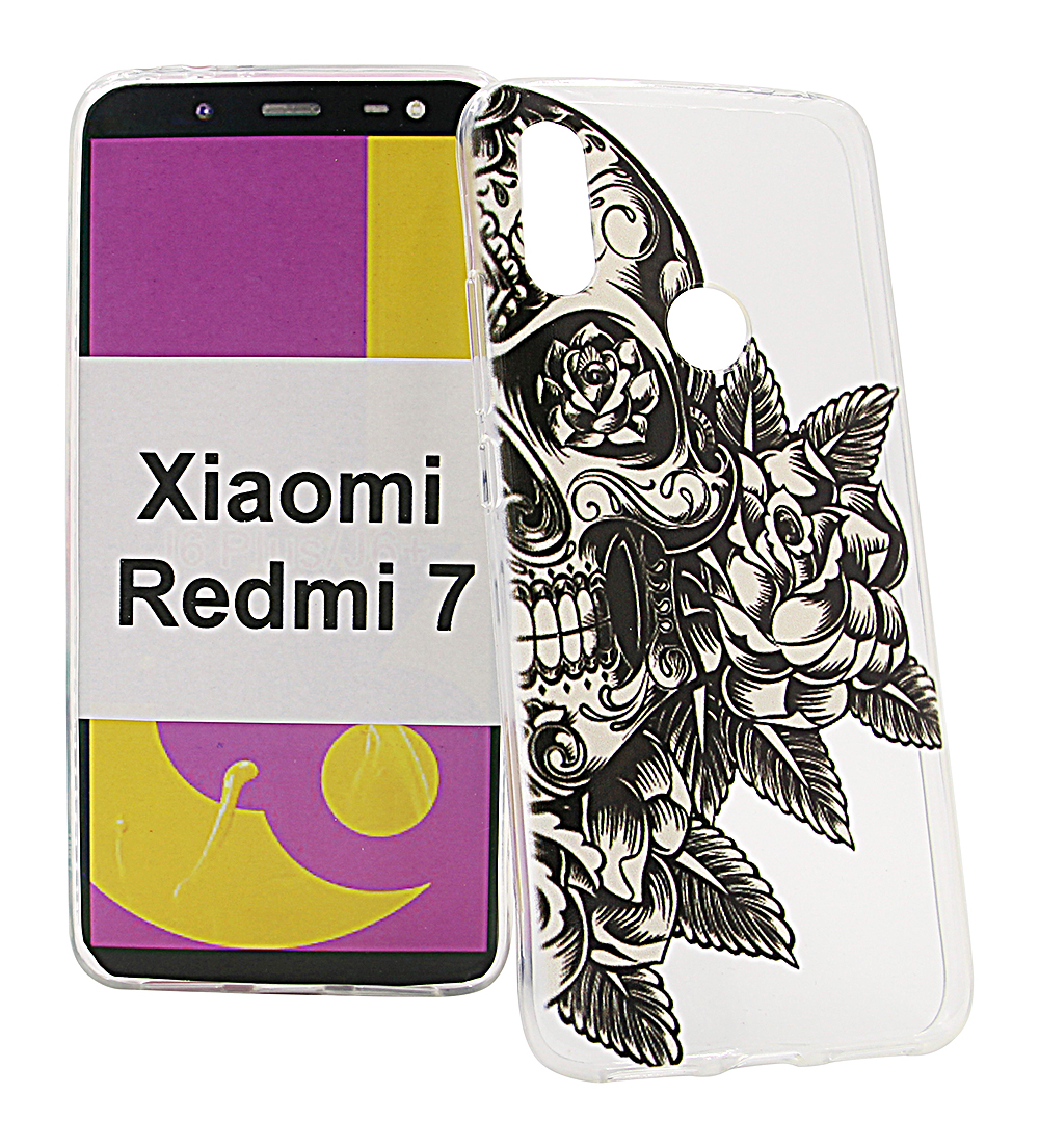 TPU Designdeksel Xiaomi Redmi 7