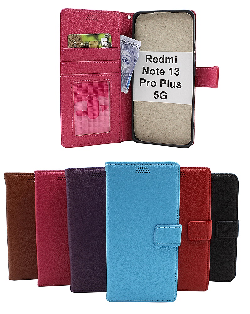 New Standcase Wallet Xiaomi Redmi Note 13 Pro+ 5G