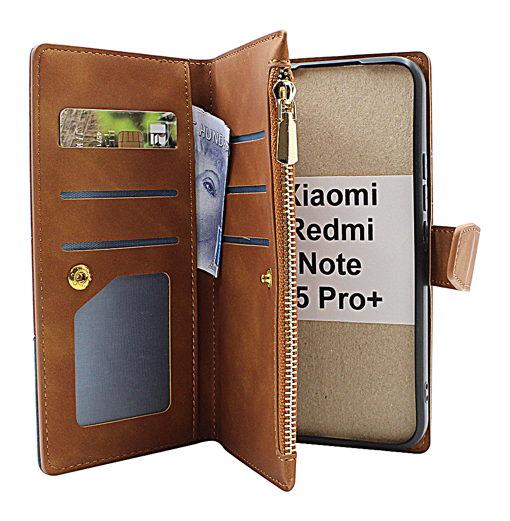 XL Xiaomi Redmi Note 15 Pro+ Luksus Lommebok Deksel