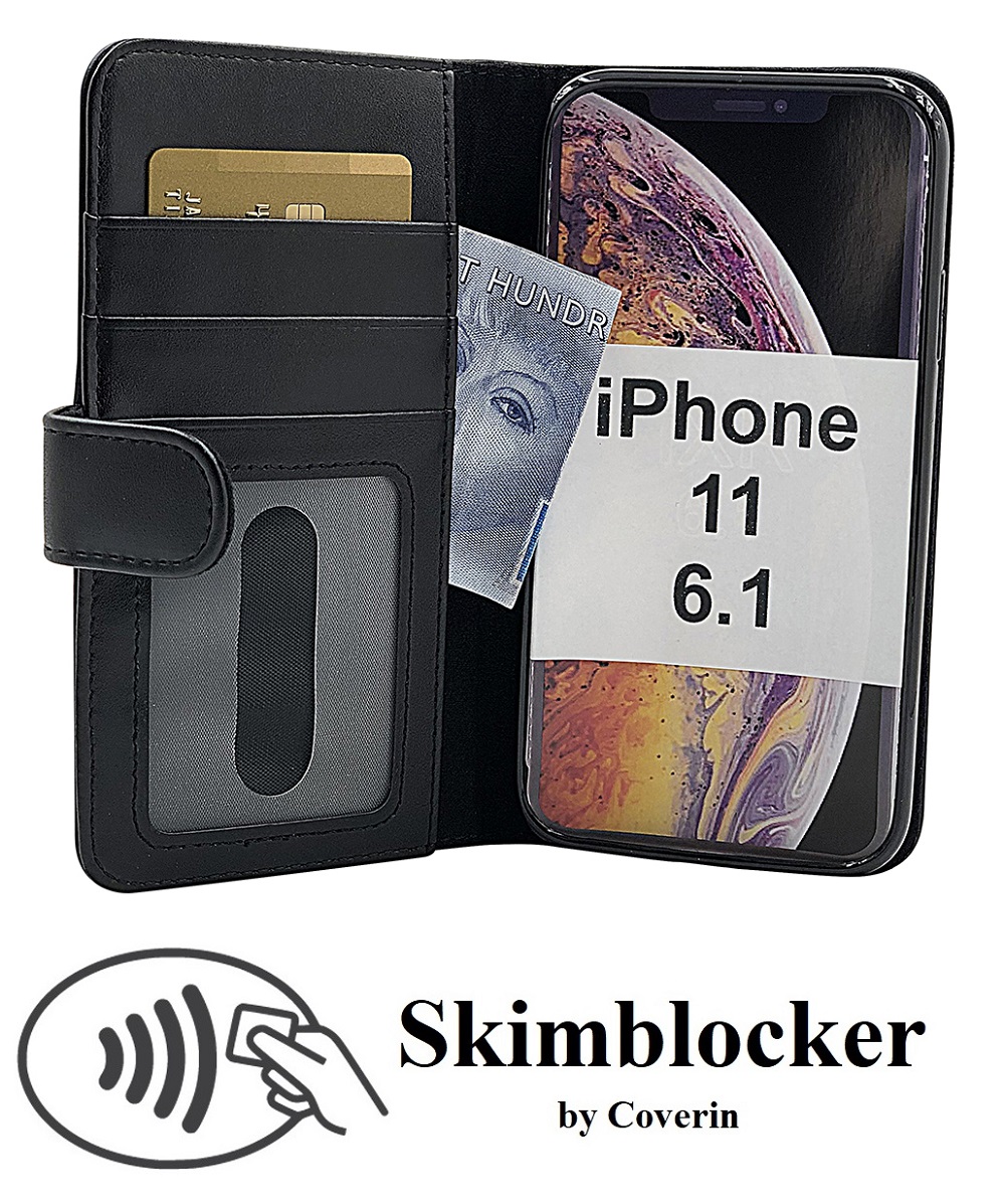Skimblocker Lommebok-etui iPhone 11 (6.1)