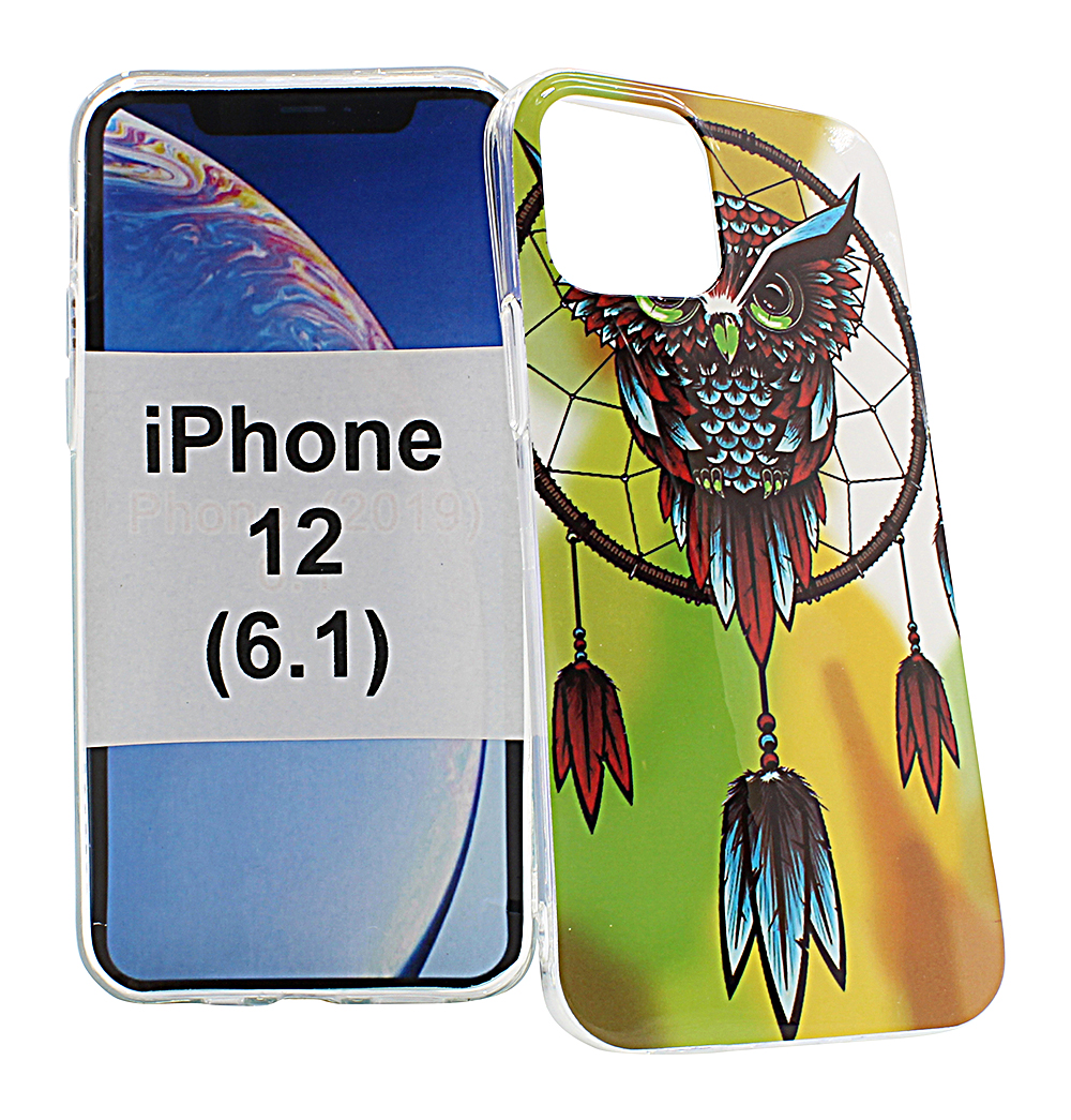 TPU Designdeksel iPhone 12 (6.1)