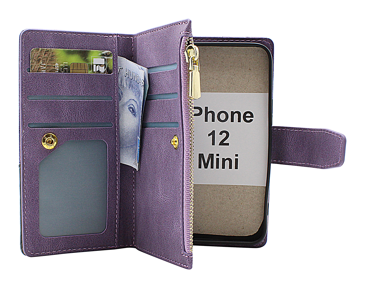 Product Image for XL iPhone 12 Mini (5.4) Luksus Lommebok Deksel