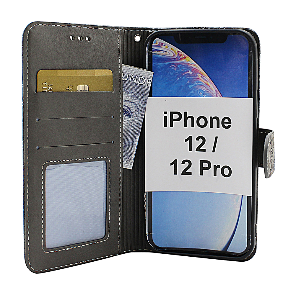 Flower Standcase Wallet iPhone 12 / 12 Pro (6.1)