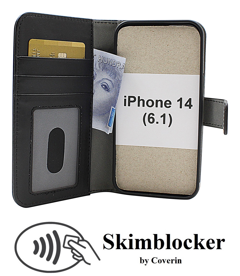 Skimblocker Magnet Wallet iPhone 14 (6.1)