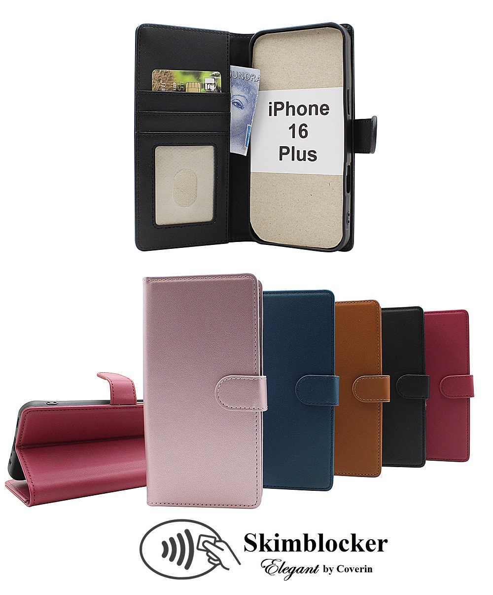 Product Image for Skimblocker iPhone 16 Plus Lommebok Deksel