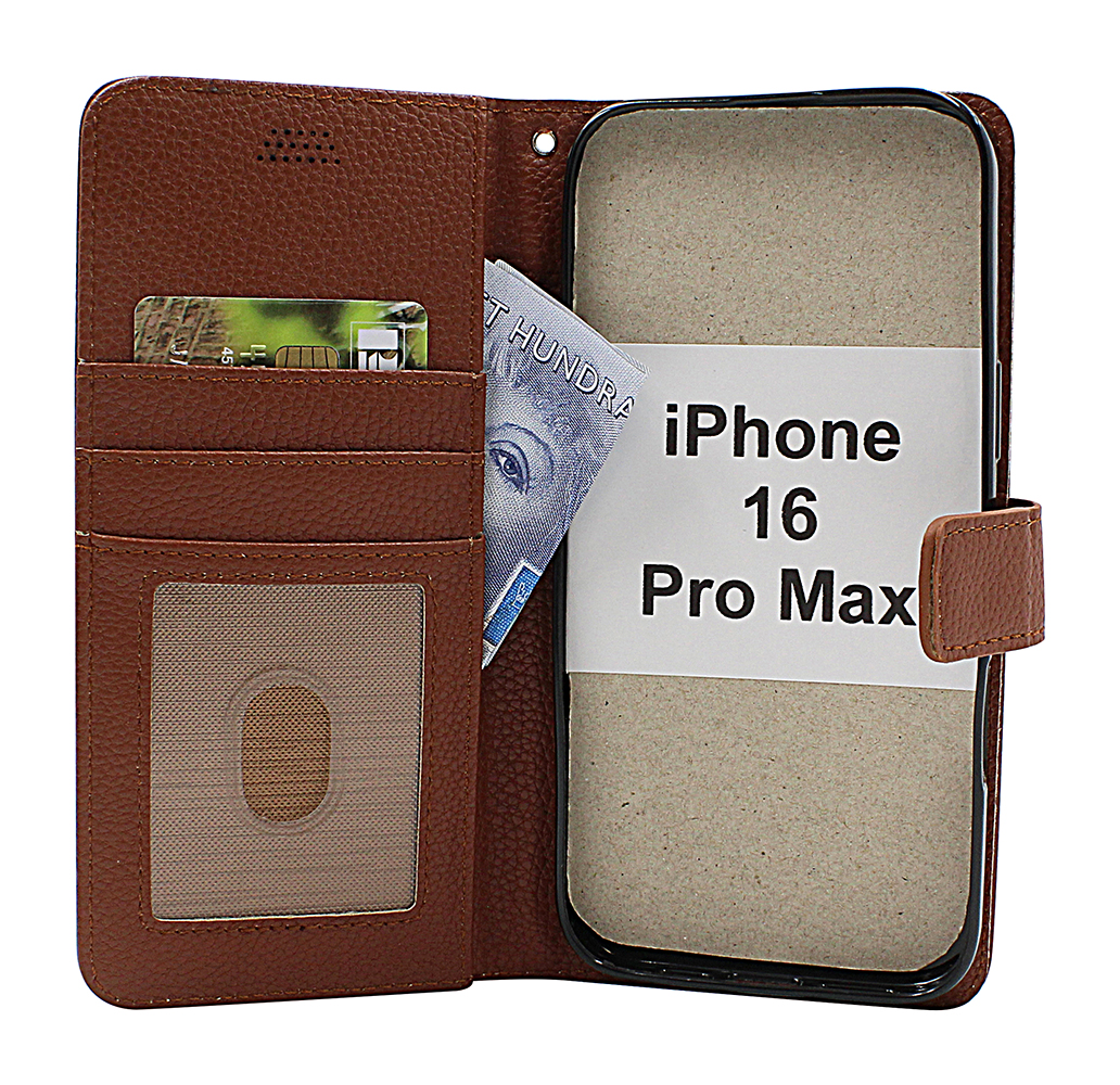 New Standcase iPhone 16 Pro Max Lommebok