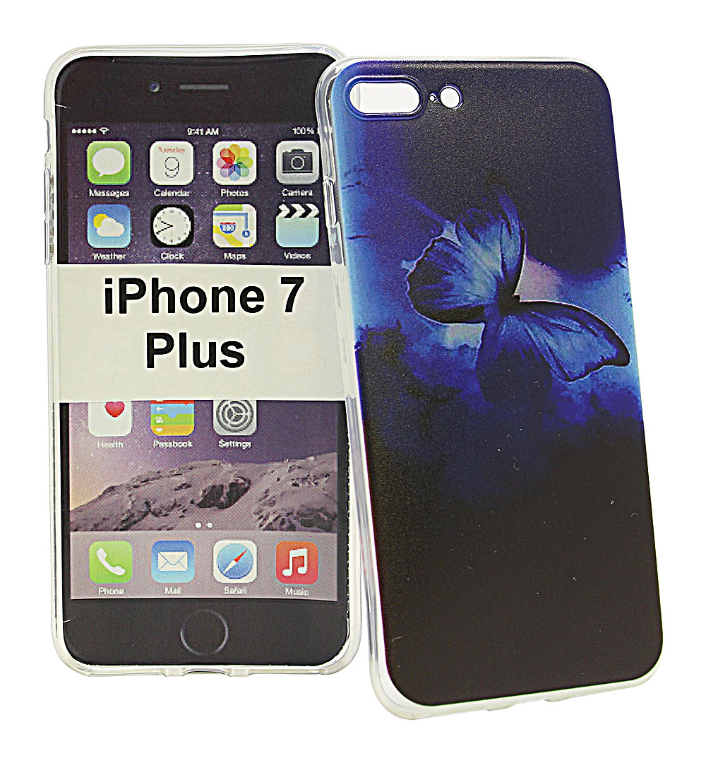 TPU Designdeksel iPhone 7 Plus