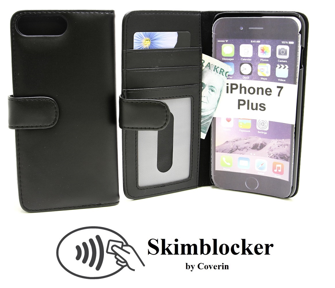 Skimblocker Lommebok-etui iPhone 7 Plus