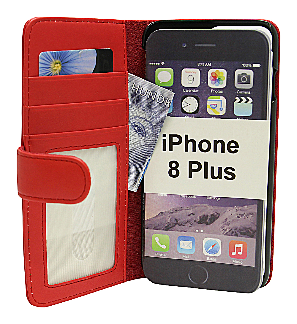 Lommebok-etui iPhone 8 Plus