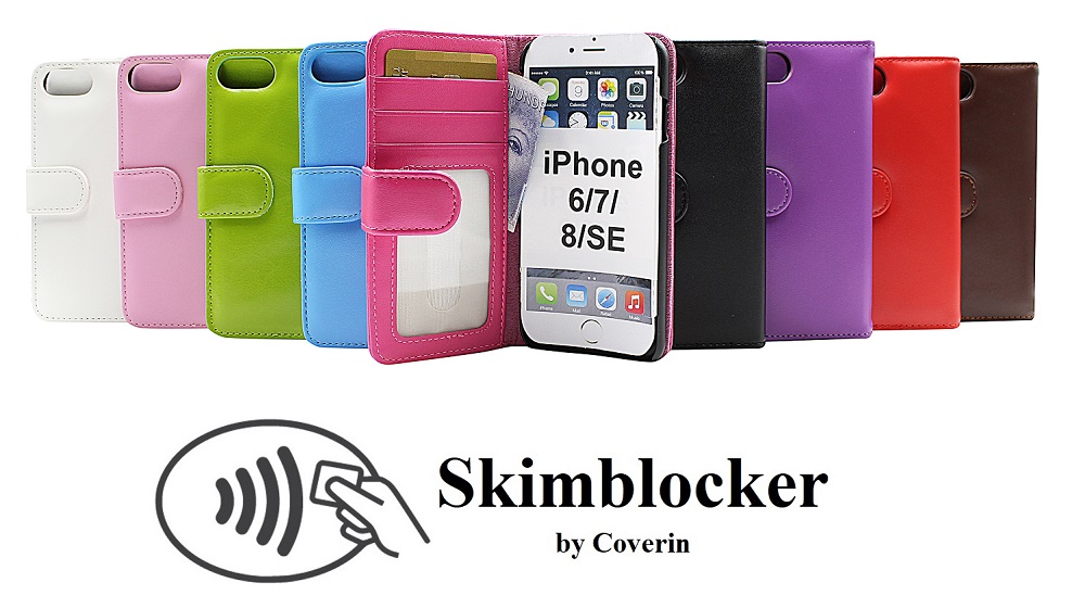 Skimblocker Lommebok-etui iPhone 7