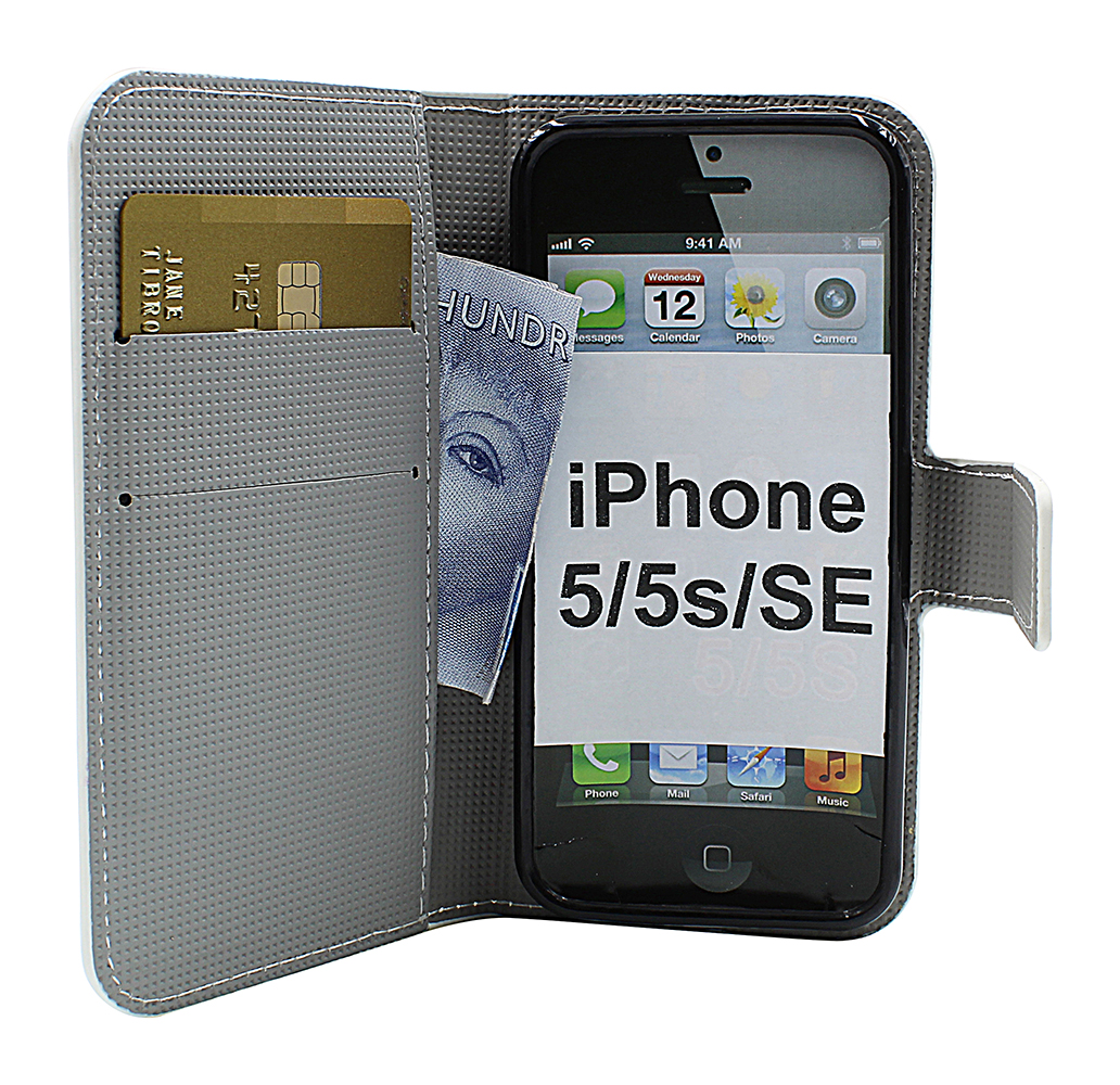 Kredittkortdeksel Design iPhone 5/5s/SE