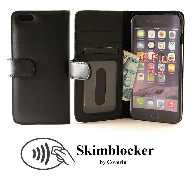 Skimblocker Lommebok-etui iPhone 6 Plus