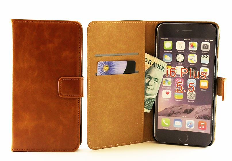 Crazy Horse Standcase Wallet iPhone 6 Plus