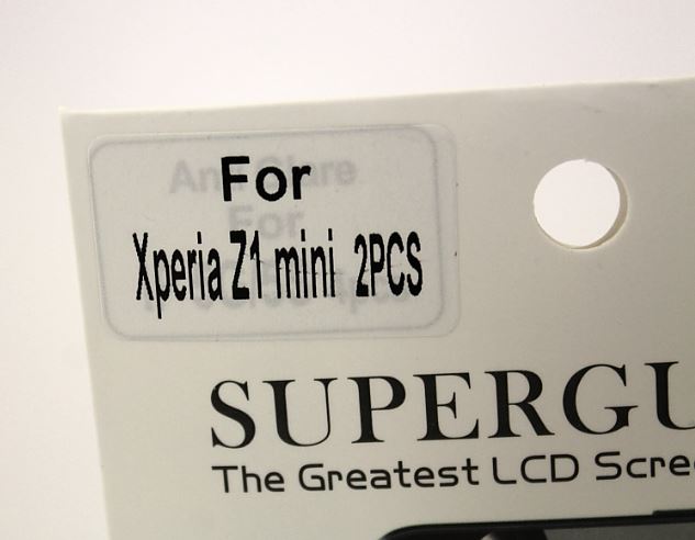 Front & Back skjermbeskyttelse Sony Xperia Z1 Compact (D5503)